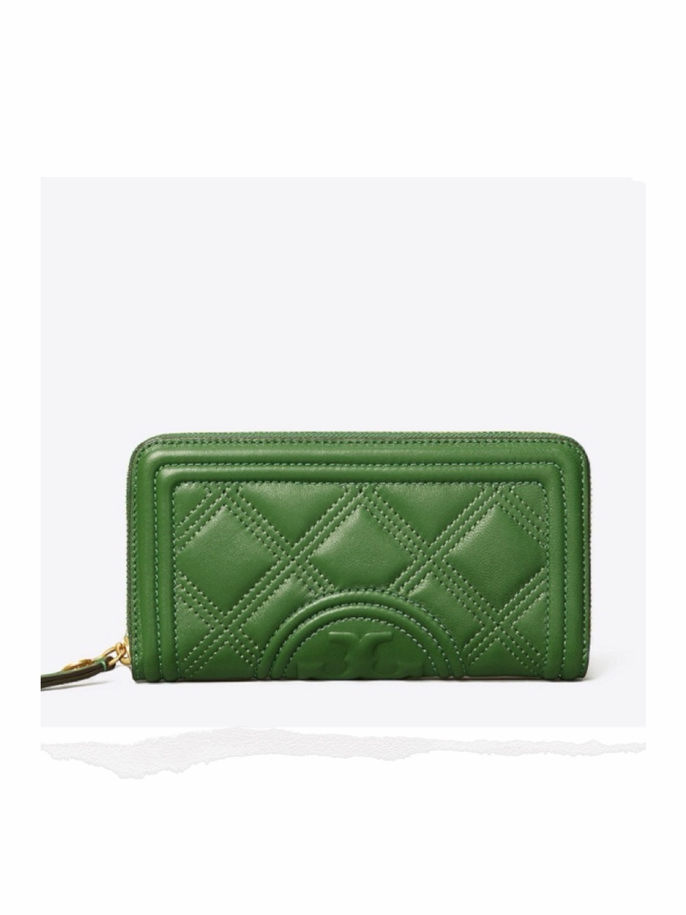 Tory Burch Fleming Soft Zip Continental Wallet